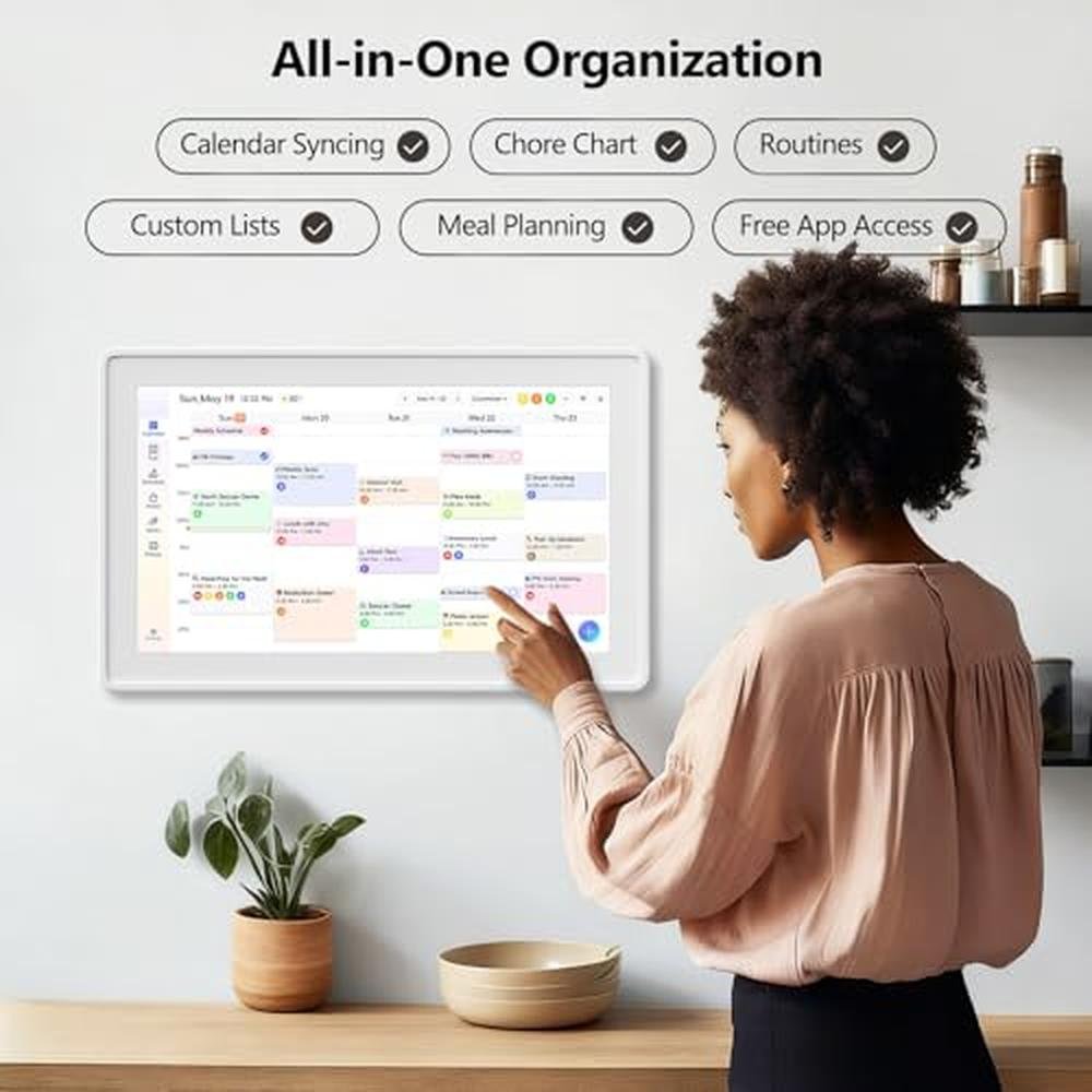 Calendar Wall: Digital Calendar 15.6 Inch Wall Planner – Close-up Detail