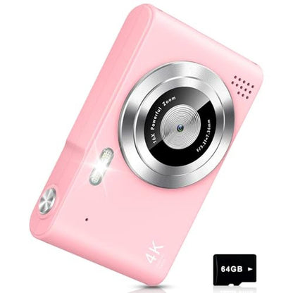 Digital Camera: USA Warehouse UHD 4K 48MP Point and Shoot – Front View