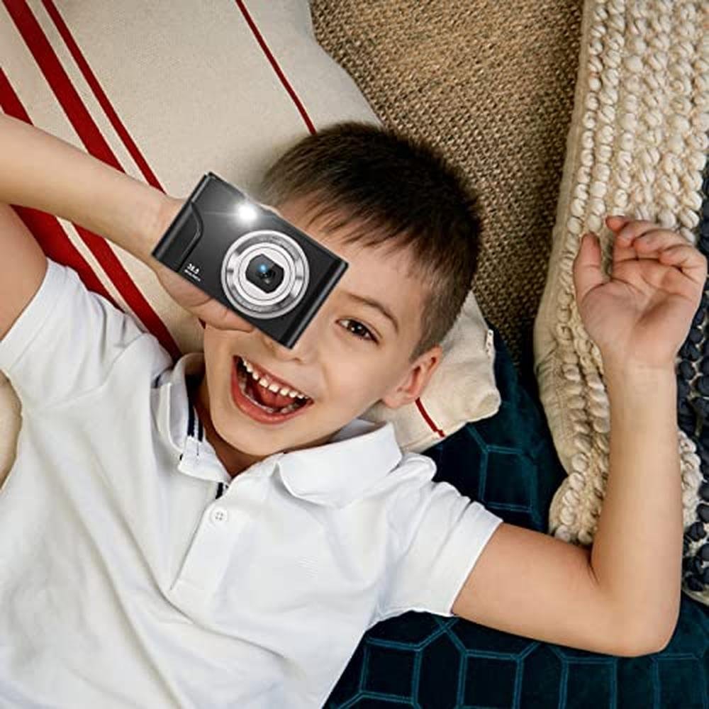 Digital Camera: Premium Vlogging Camera with LCD Screen – Close-up Detail