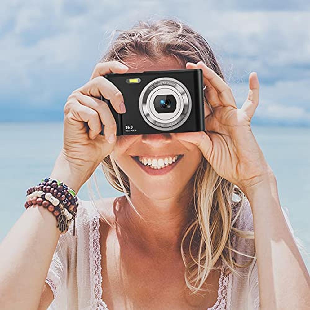 Digital Camera: Premium Vlogging Camera with LCD Screen – In Use