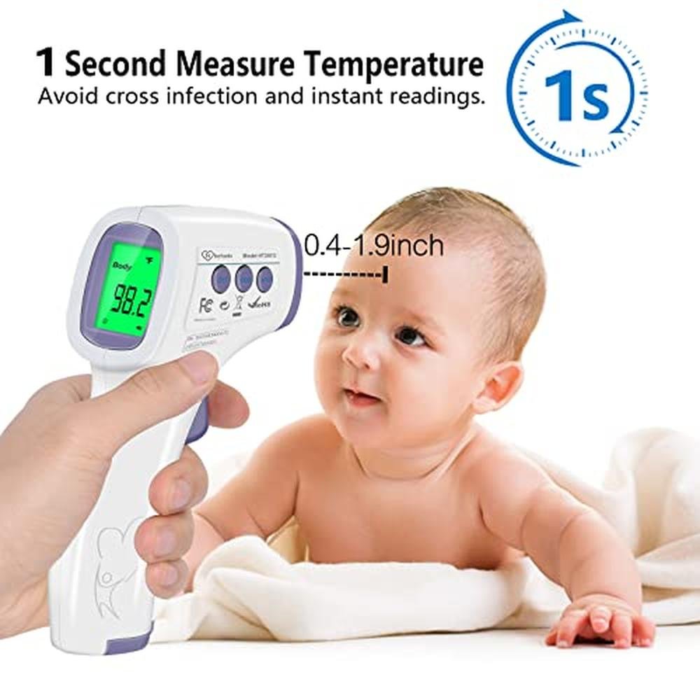 Thermometer Digital: Infrared Forehead Thermometer for – Side View