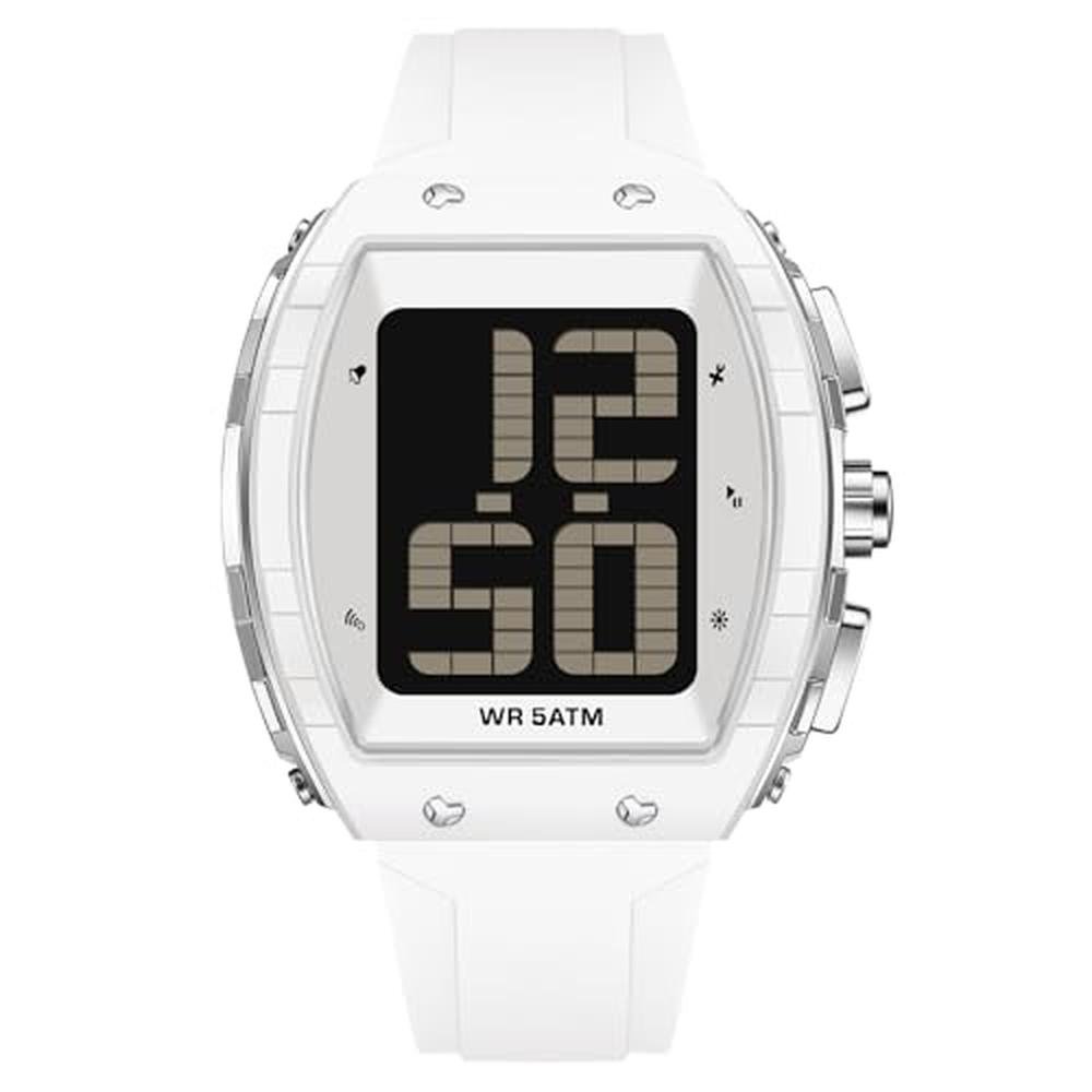 Elderly Watch with Alarm: Easy-to-Read Digital Watch for – Front View