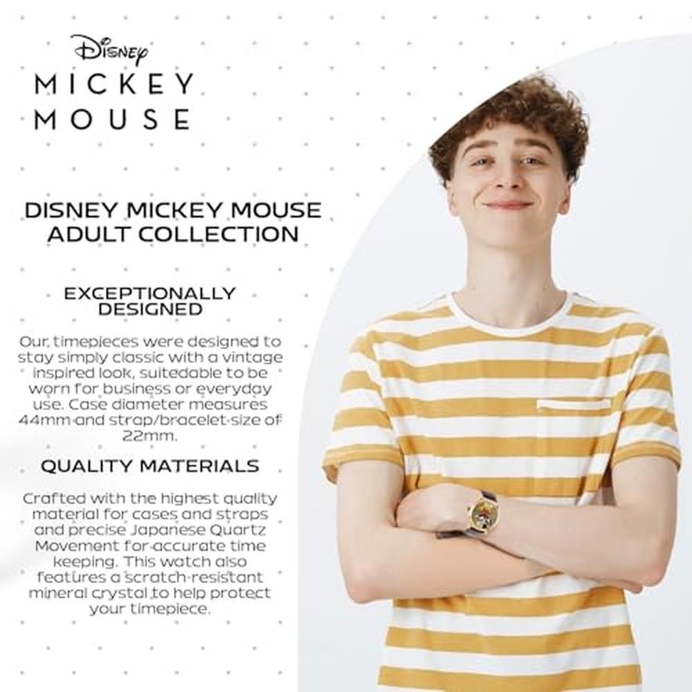 Mickey Mouse: Articulating Hands Watch for Men – Packaging