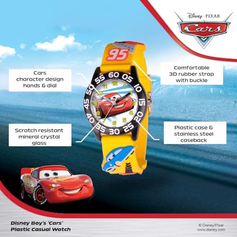 Cars Watch: Disney Pixar Cars Lightning McQueen Watch for – Side View
