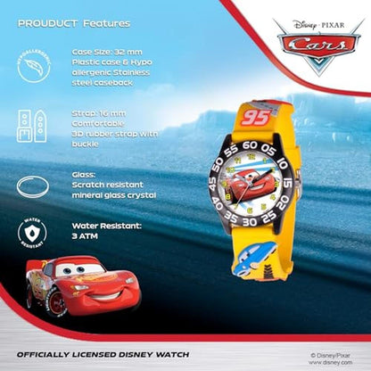 Cars Watch: Disney Pixar Cars Lightning McQueen Watch for – In Use