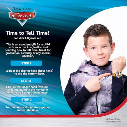 Cars Watch: Disney Pixar Cars Lightning McQueen Watch for – Packaging