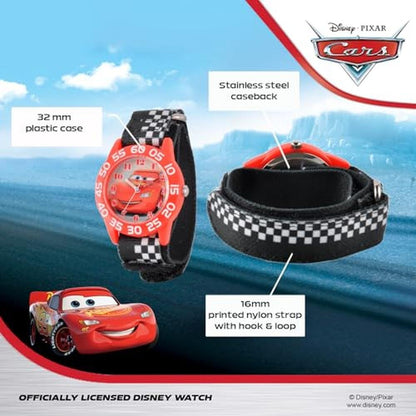 Cars Watch: Disney Pixar Cars Lightning McQueen Watch for – Close-up Detail