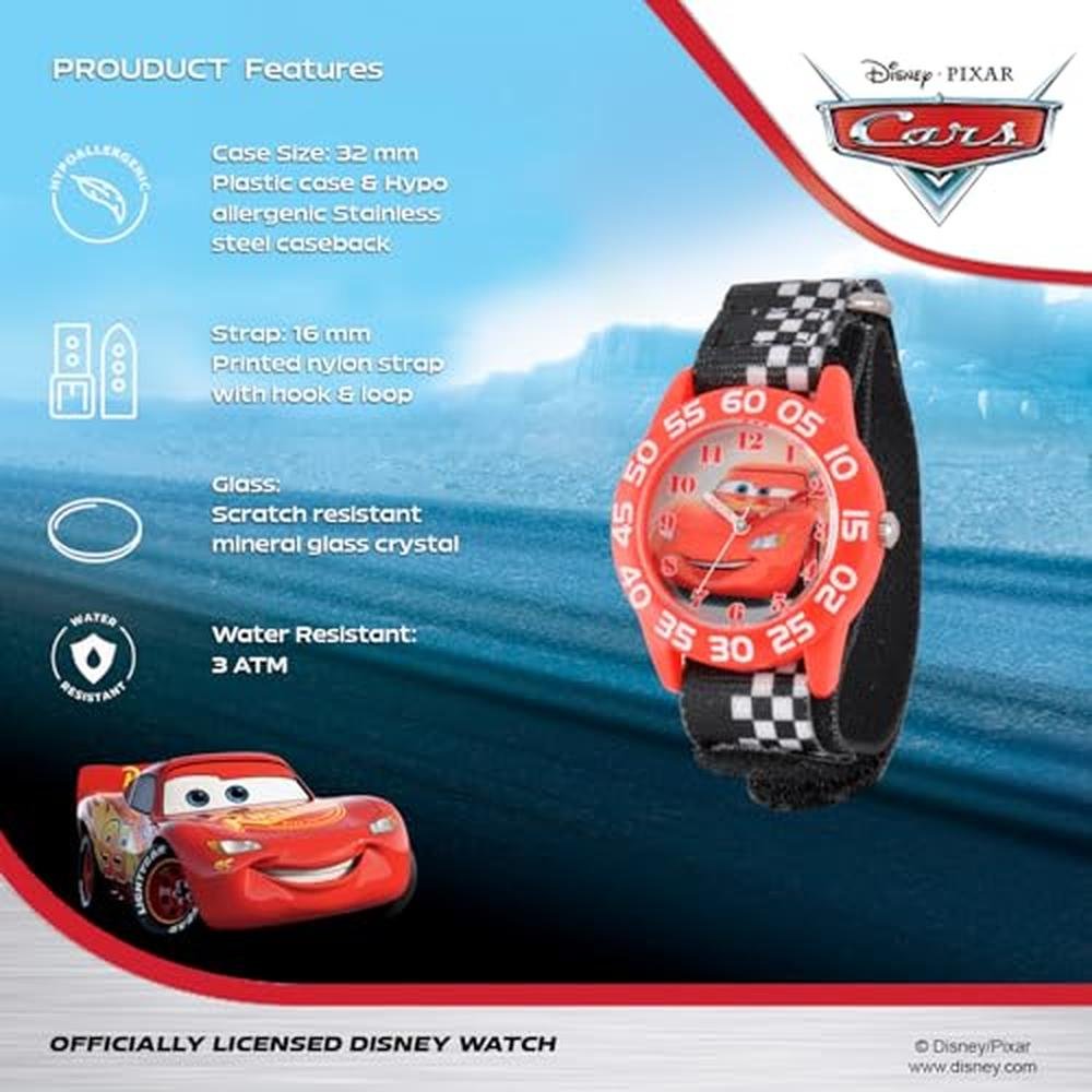 Cars Watch: Disney Pixar Cars Lightning McQueen Watch for – In Use