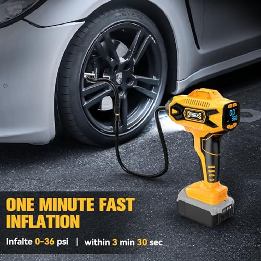Air DIYtoolifz: DIYtoolifz Cordless Tire Inflator Air – Close-up Detail
