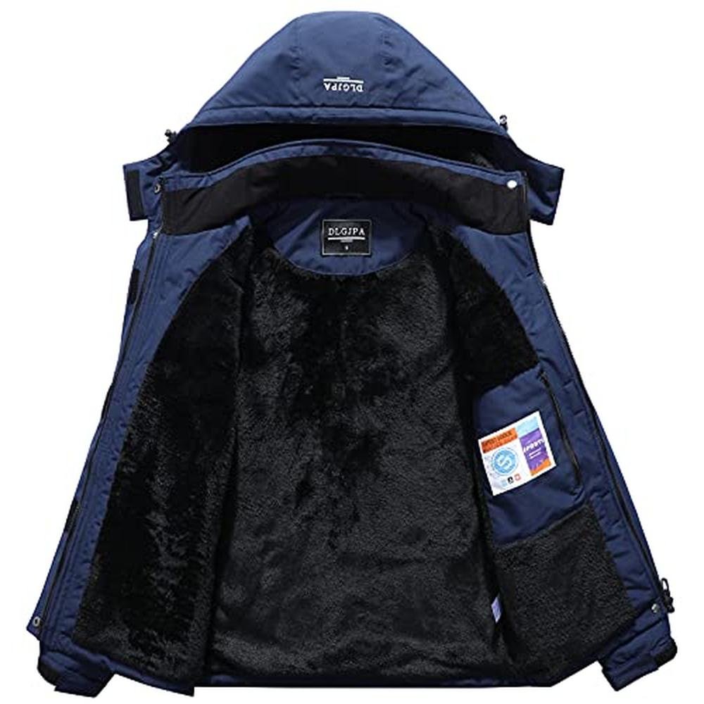 DLGJPA Women's Mountain Waterproof Ski Jacket – Close-up Detail