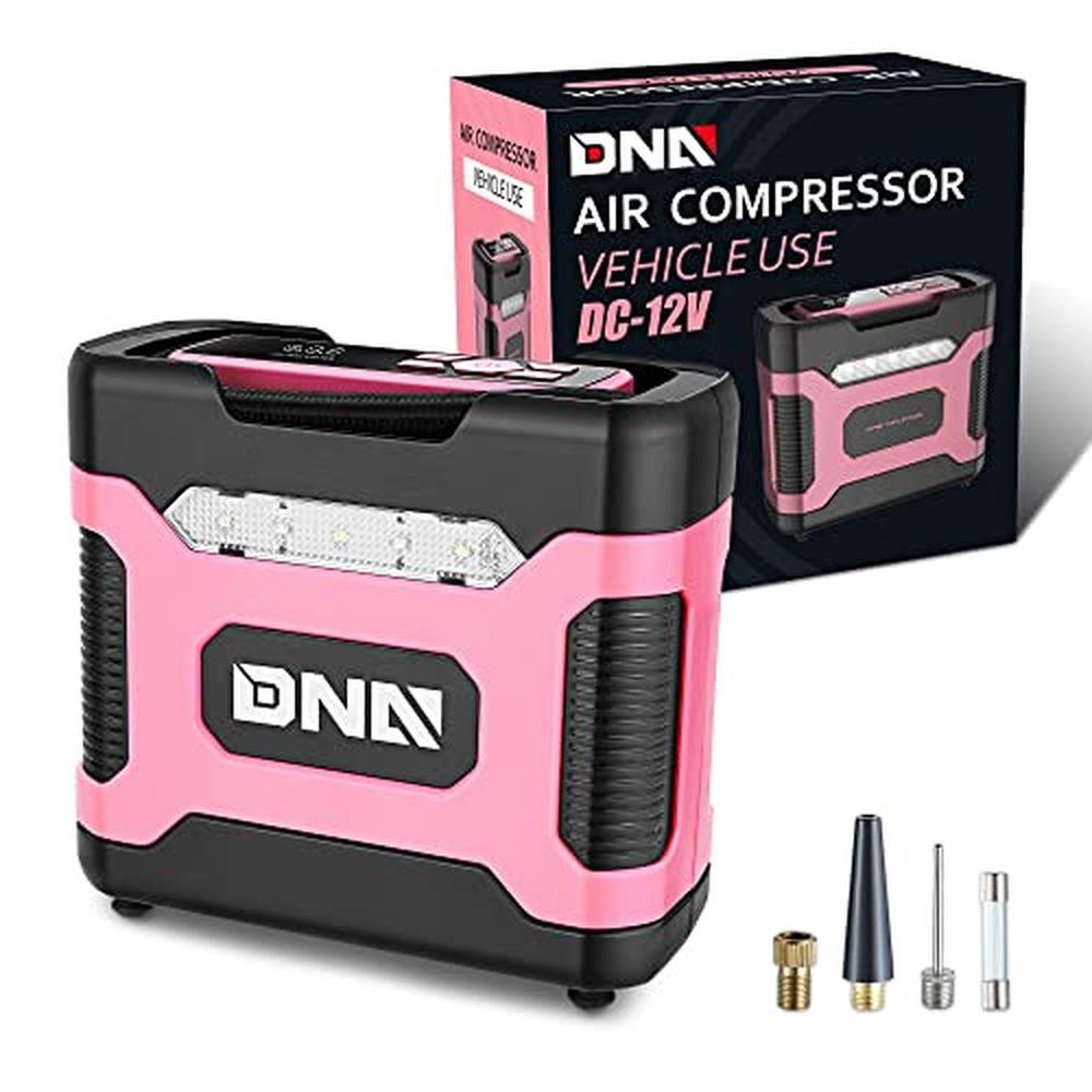 DNA Motoring: Premium 12V DC Digital Tire Inflator Portable – Front View