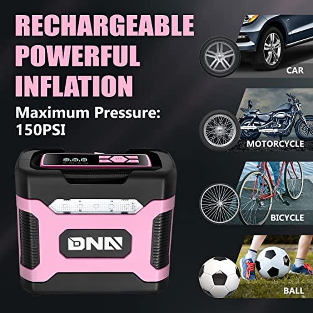 DNA Motoring: Premium 12V DC Digital Tire Inflator Portable – Packaging