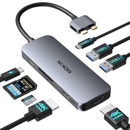 Docking Station: MacBook Pro Air USB C Docking Station Dual – Front View
