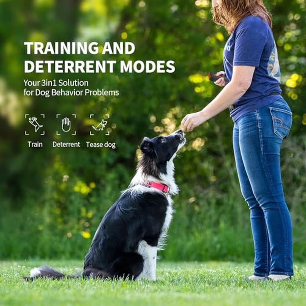 Bark Collars for Dogs: Ultrasonic Anti-Barking Device – Close-up Detail