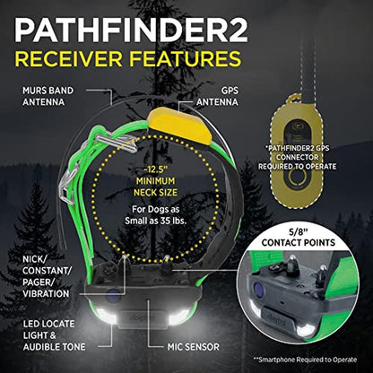 Dogtra Pathfinder 2: Additional Receiver Dog GPS Tracker – Side View
