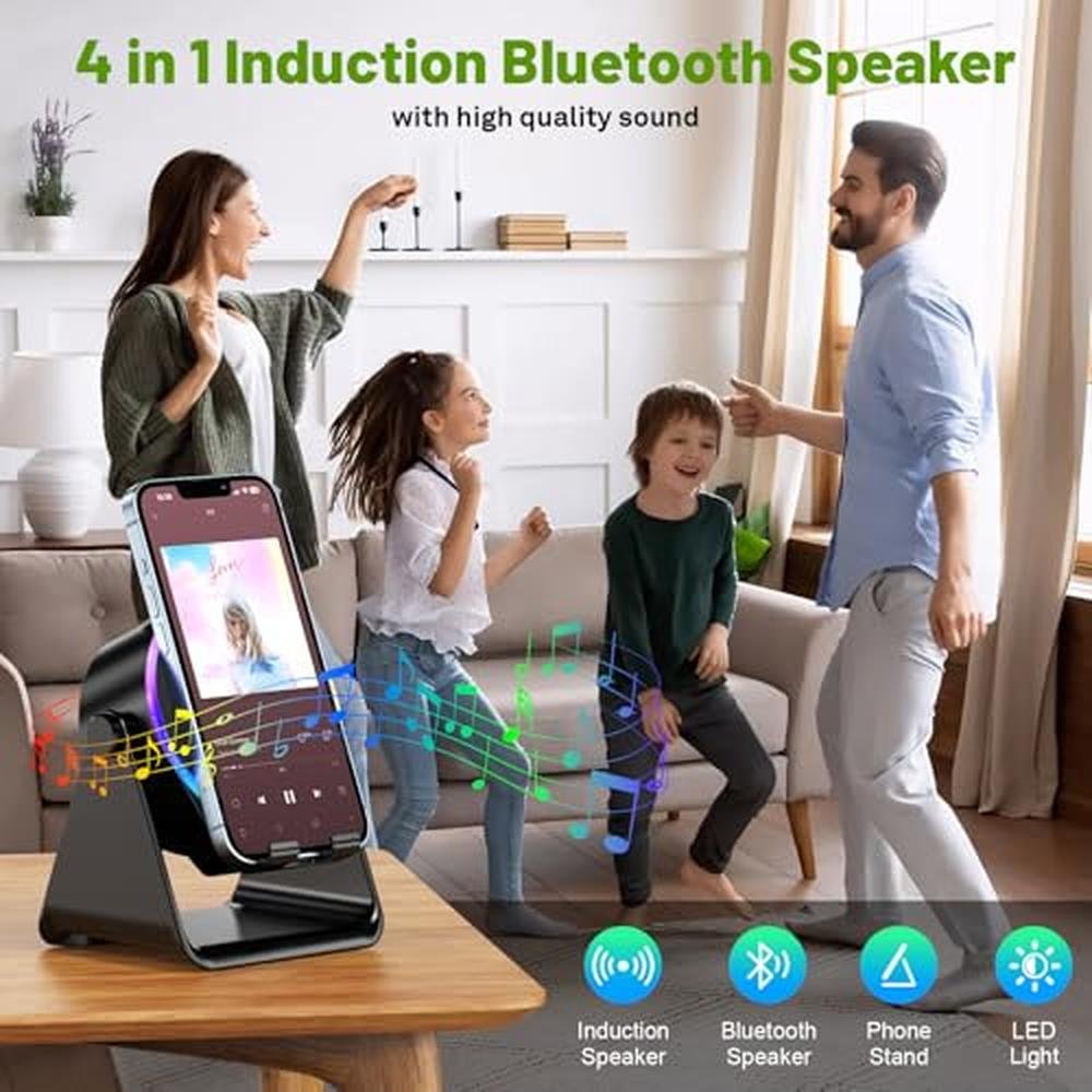 Speaker Phone: Dohelly Wireless Induction Speaker Phone – Side View