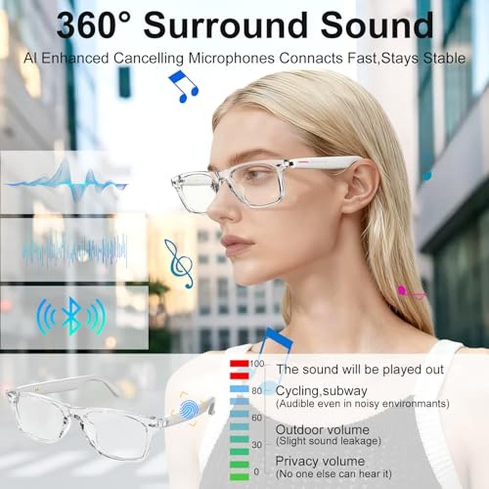 Domhong AI Smart Glasses: Bluetooth Translation Glasses – Packaging