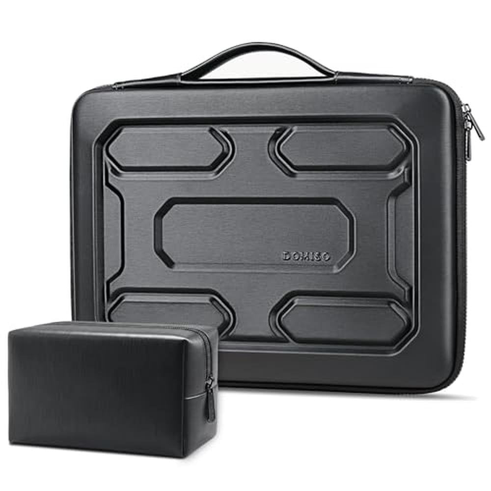 Laptop Hard Case: DOMISO 15-16 Inch Waterproof Shockproof – Front View