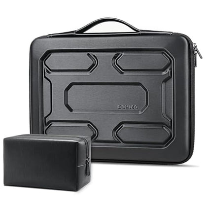 Laptop Hard Case: DOMISO 15-16 Inch Waterproof Shockproof – Front View