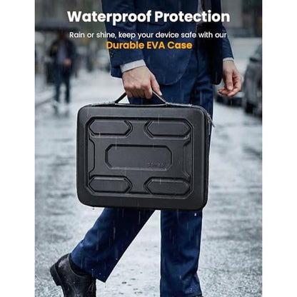Laptop Hard Case: DOMISO 15-16 Inch Waterproof Shockproof – In Use