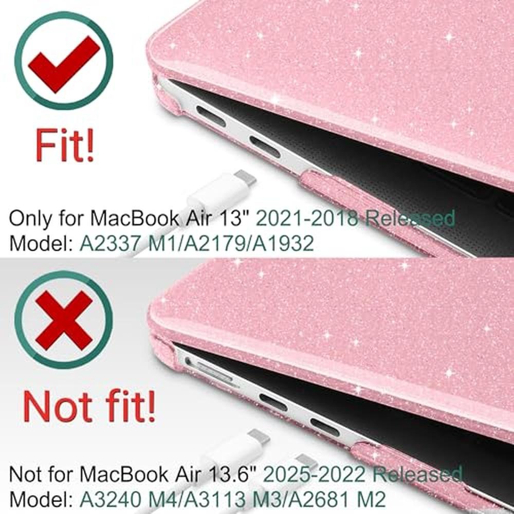 MacBook Air 13 Inch Case: DONGKE Hard Shell Case – Close-up Detail