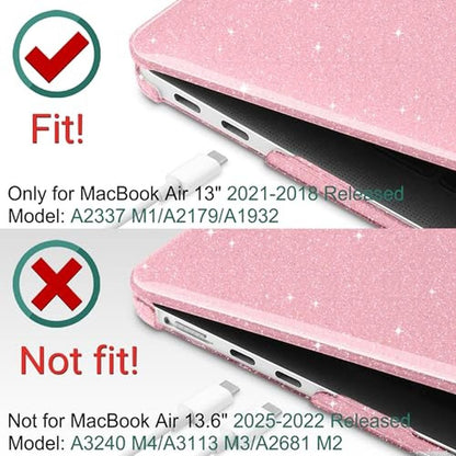 MacBook Air 13 Inch Case: DONGKE Hard Shell Case – Close-up Detail