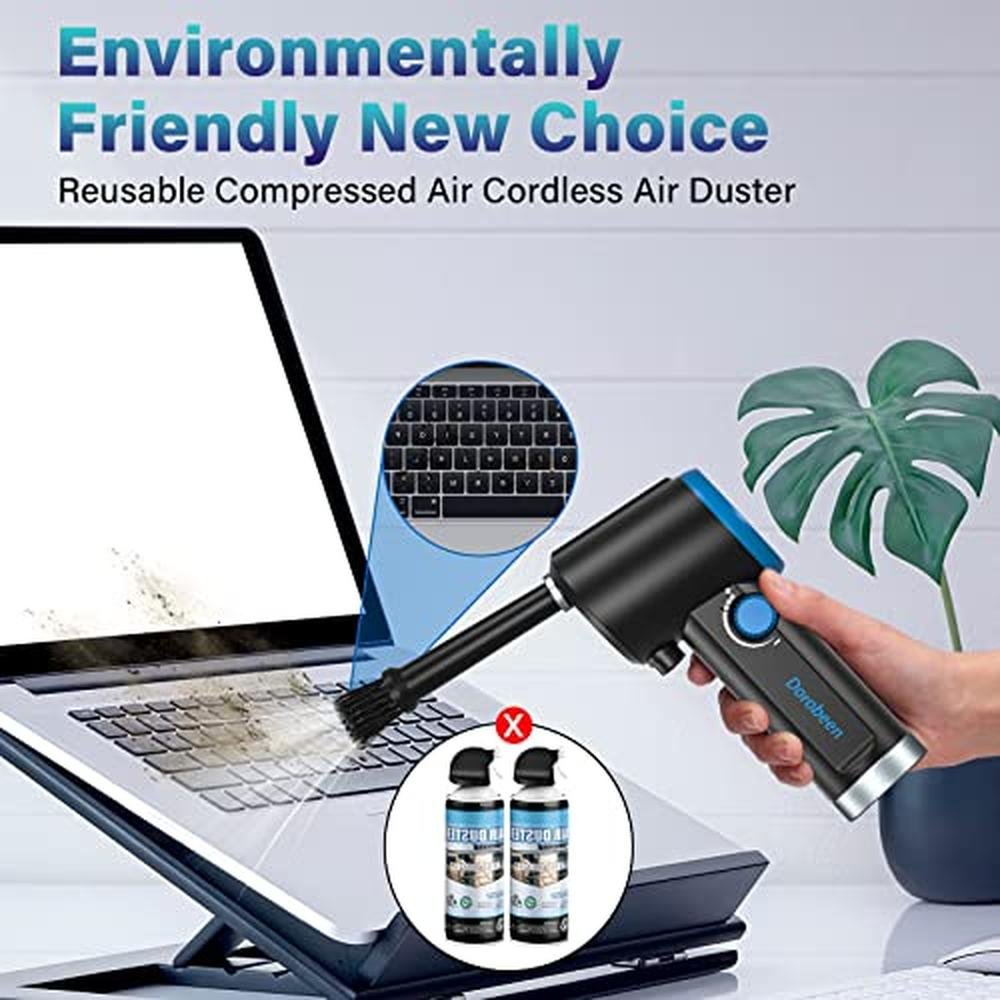 Air Duster: DOROBEEN Compressed Electric Cordless Air Duster – Side View
