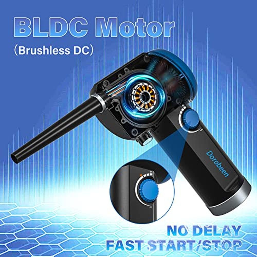 Air Duster: DOROBEEN Compressed Electric Cordless Air Duster – In Use