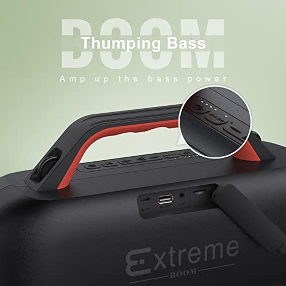 Bluetooth Doss Speaker: DOSS Extreme Boom 60W Mighty Sound – Close-up Detail