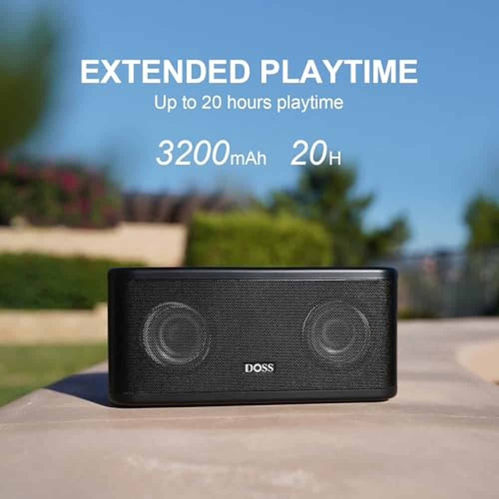 Bluetooth Doss Speaker: DOSS SoundBox Plus Wireless Stereo – In Use
