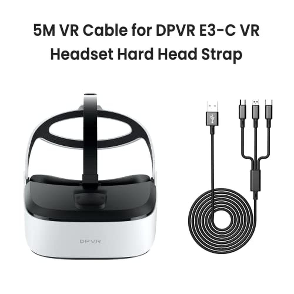 DPVR E3 Series: DPVR E3-C Hardband PC Tethered VR Headset – Packaging