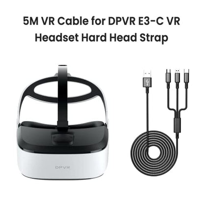 DPVR E3 Series: DPVR E3-C Hardband PC Tethered VR Headset – Packaging