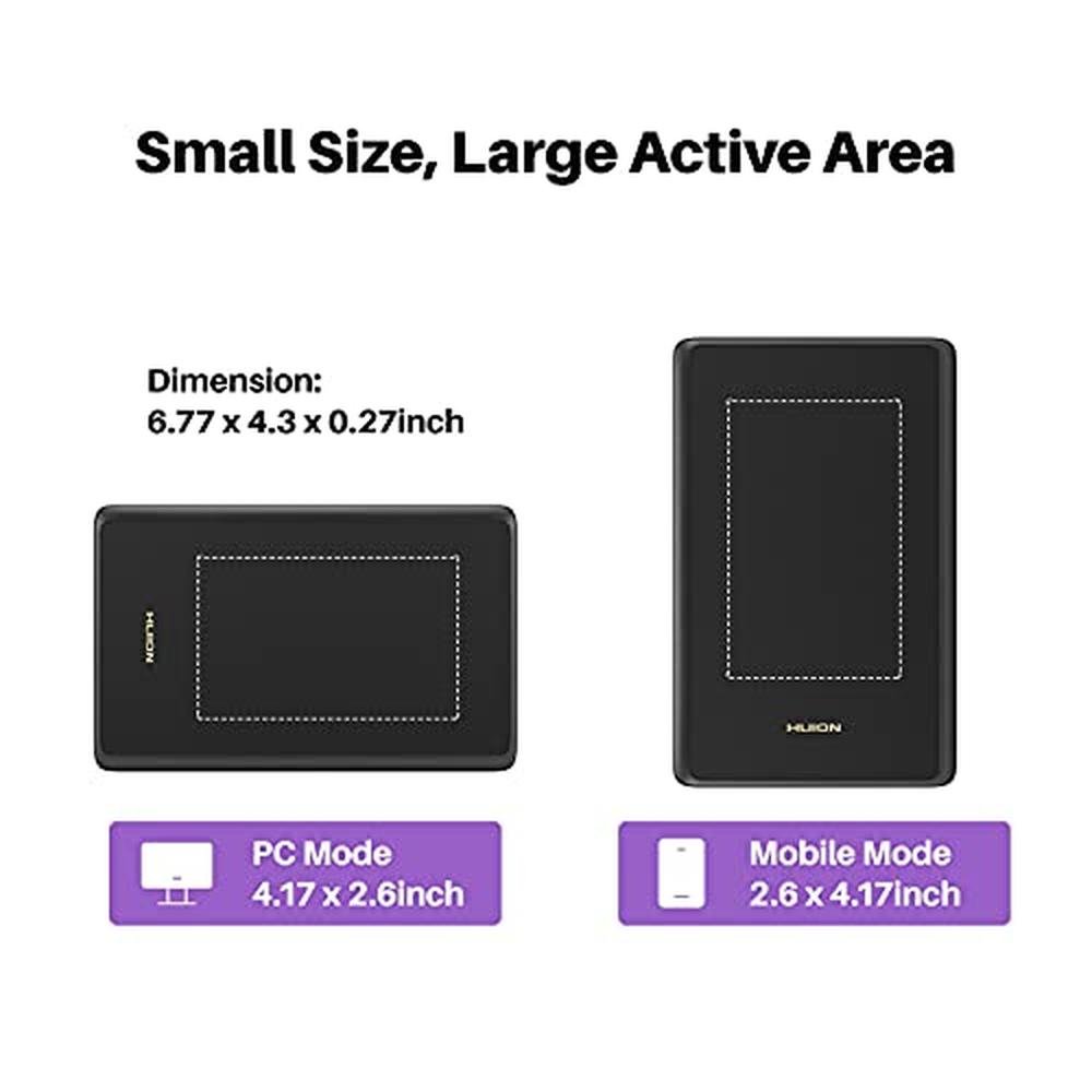 Tablet Drawing: HUION H420X Graphics Drawing Tablet with – In Use