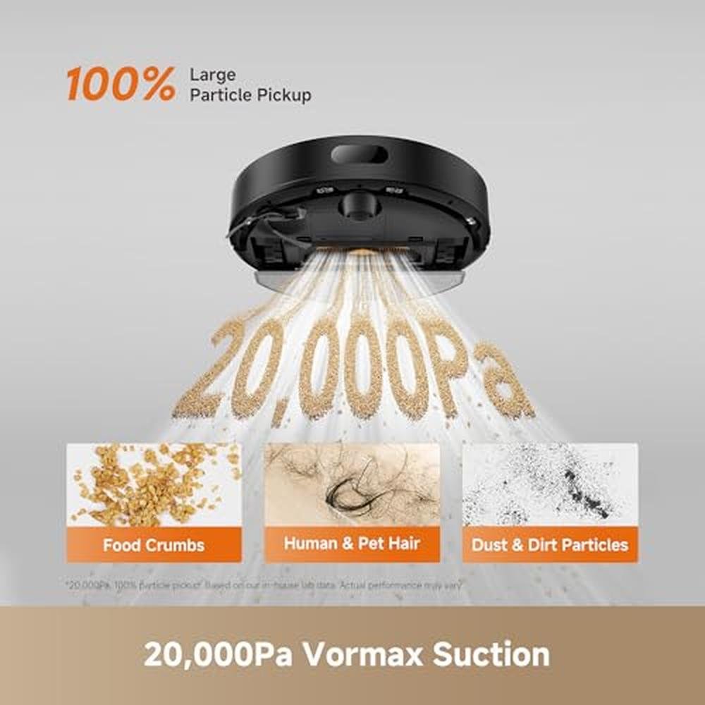DREAME D20 Air Plus Robot Vaccum and Mop Combo with 20 – Close-up Detail
