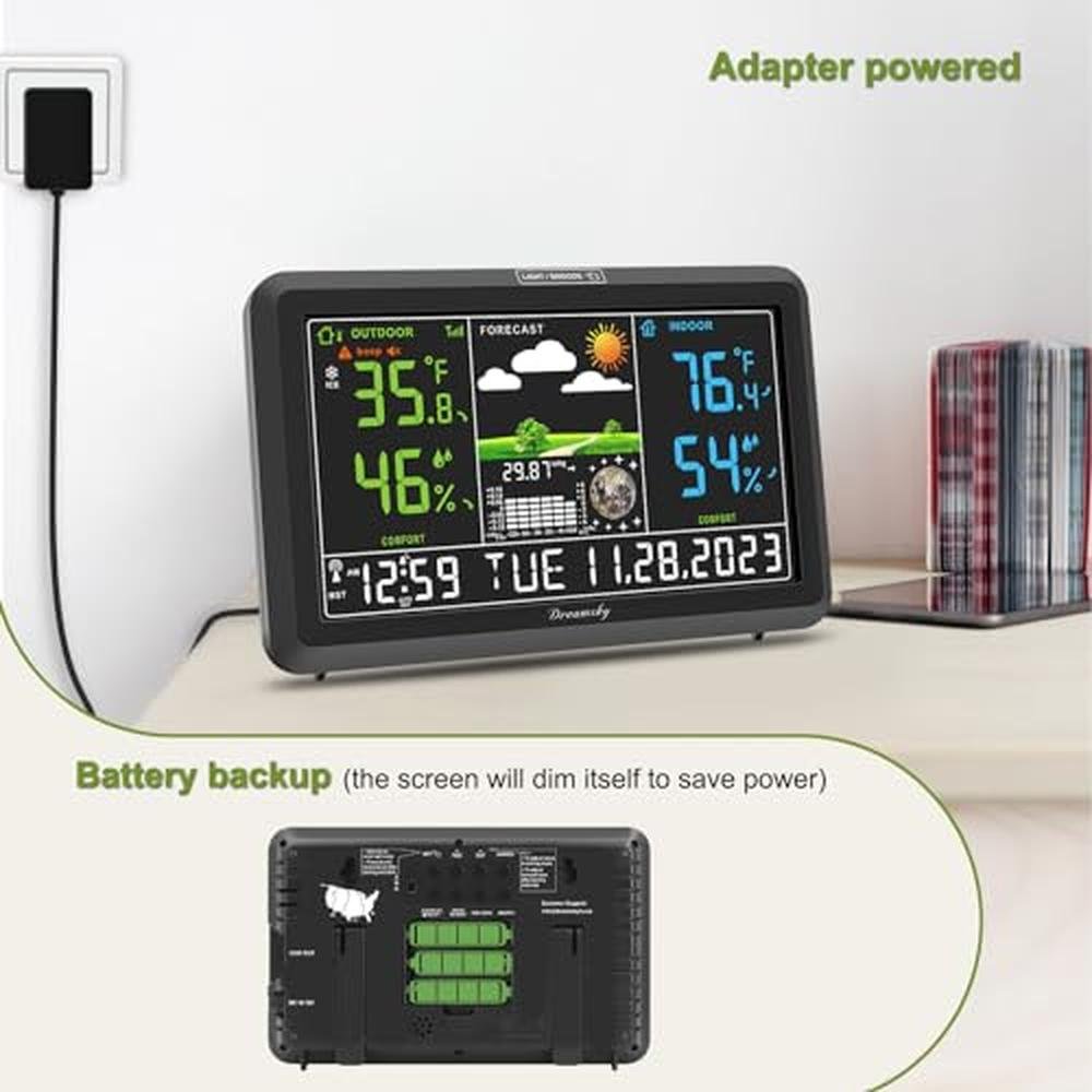 DreamSky Weather Station: Wireless Indoor Outdoor – In Use