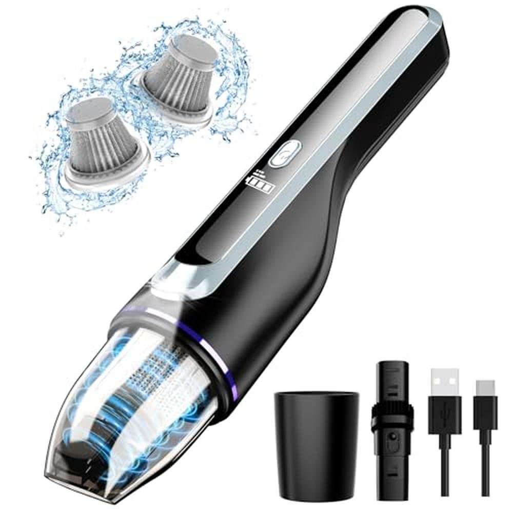 Vacuum Cleaner: DRECELL Handheld Car Vacuum with Brushless – Front View