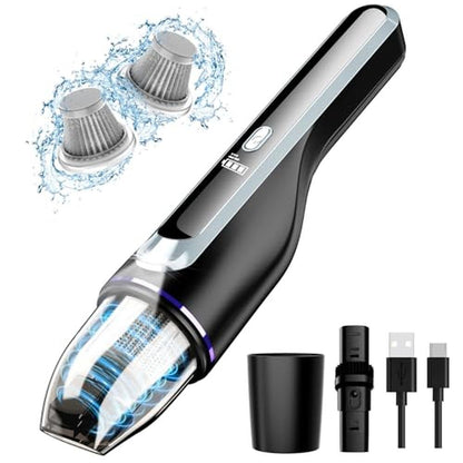 Vacuum Cleaner: DRECELL Handheld Car Vacuum with Brushless – Front View