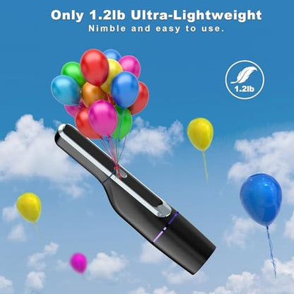 Vacuum Cleaner: DRECELL Handheld Car Vacuum with Brushless – Side View