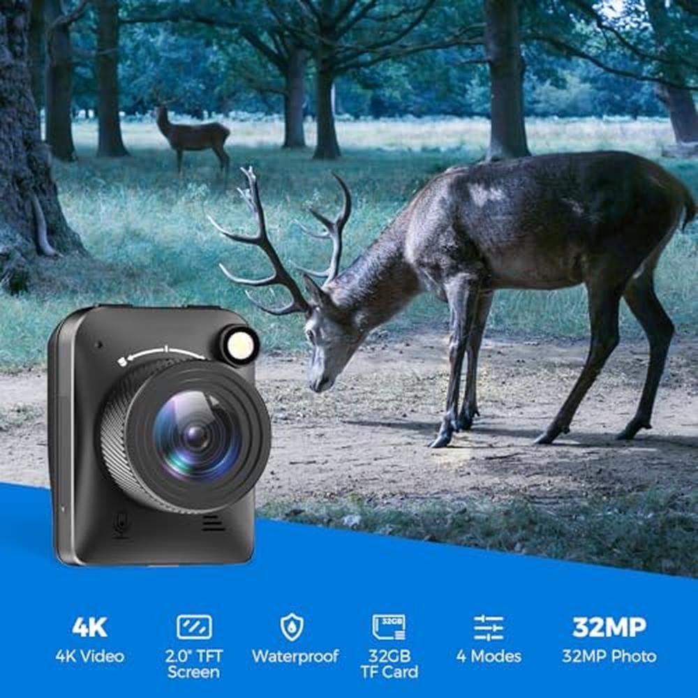 Camera Outdoor: Dsoon Time Lapse Camera 4K FHD – Side View