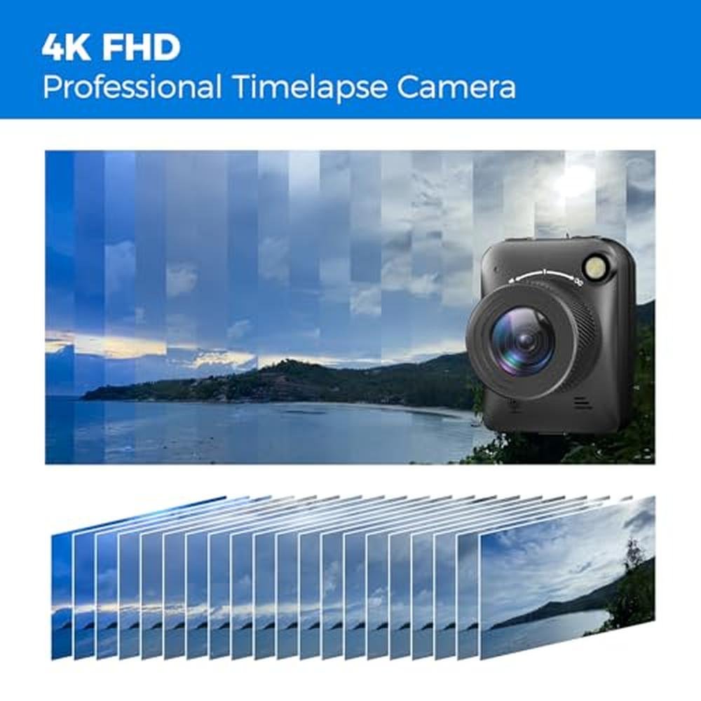 Camera Outdoor: Dsoon Time Lapse Camera 4K FHD – In Use