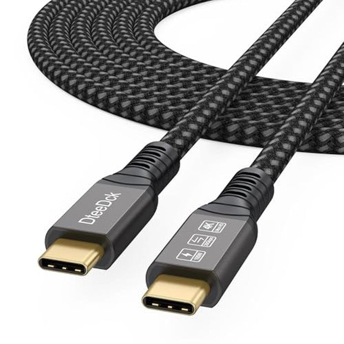Monitor Dteedck: DteeDck USB C 3.2 Gen 2 Cable 10ft – Front View
