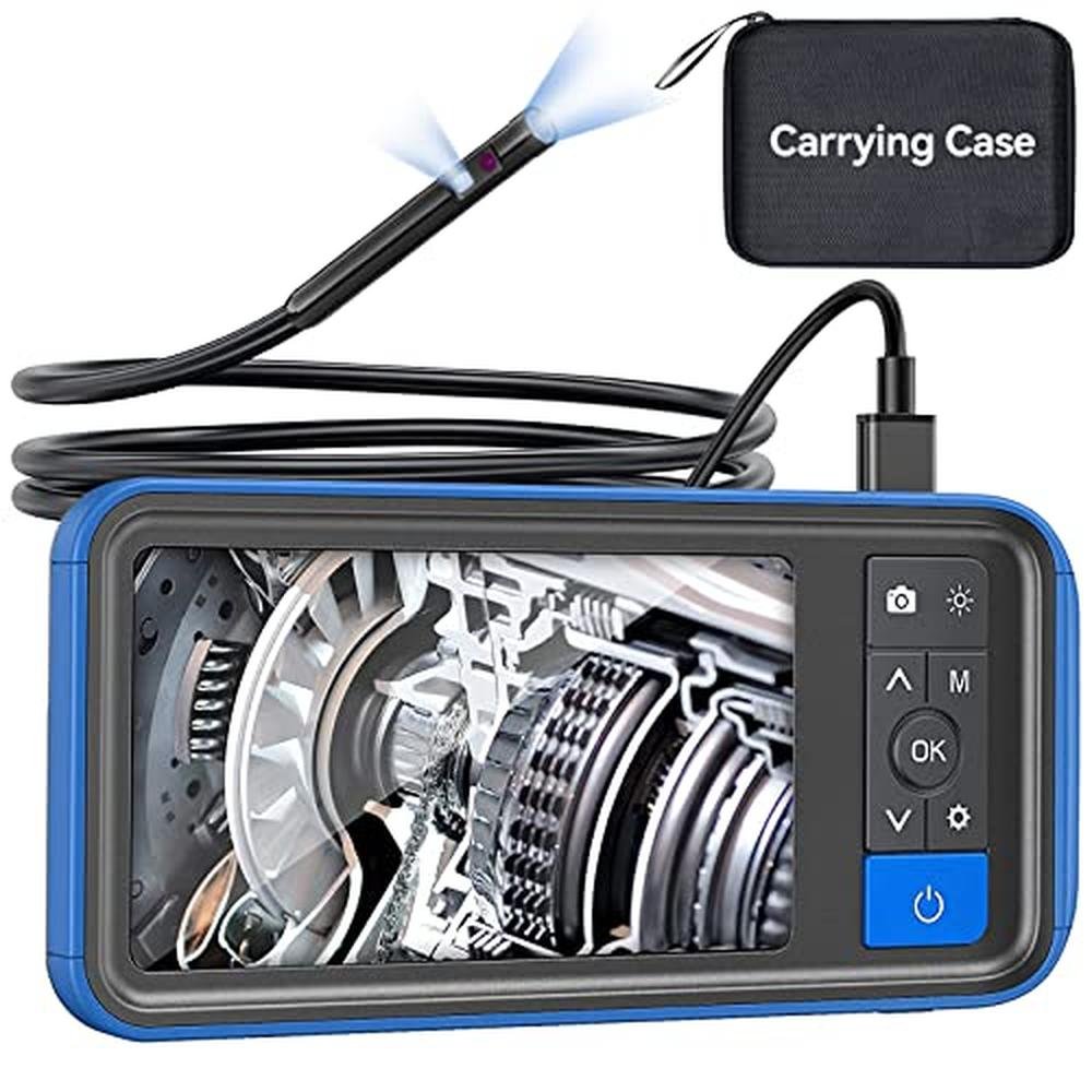 Dual Lens Endoscope Camera: Teslong 4.5 HD Snake Borescope – Front View