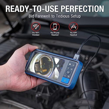Dual Lens Endoscope Camera: Teslong 4.5 HD Snake Borescope – In Use