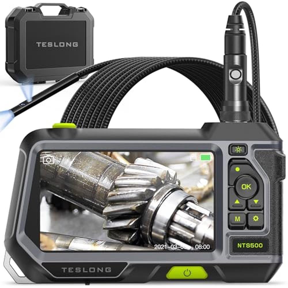 Dual Lens Endoscope: Teslong NTS500 Industrial Waterproof – Front View