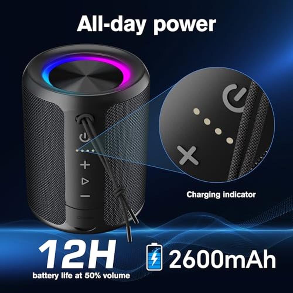 Speaker Dudgsis: DUDGSIS Portable Bluetooth Speaker IPX7 – In Use