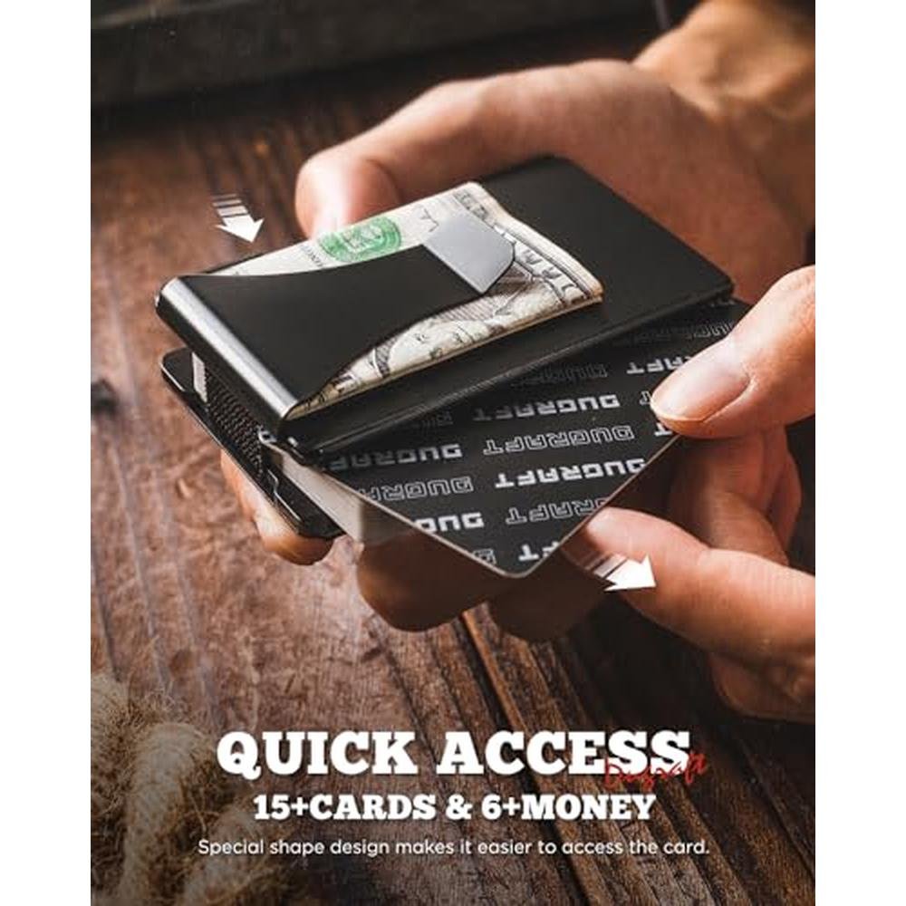 Wallet DUGRAFT: DUGRAFT Minimalist Card Wallet For Men Slim – In Use