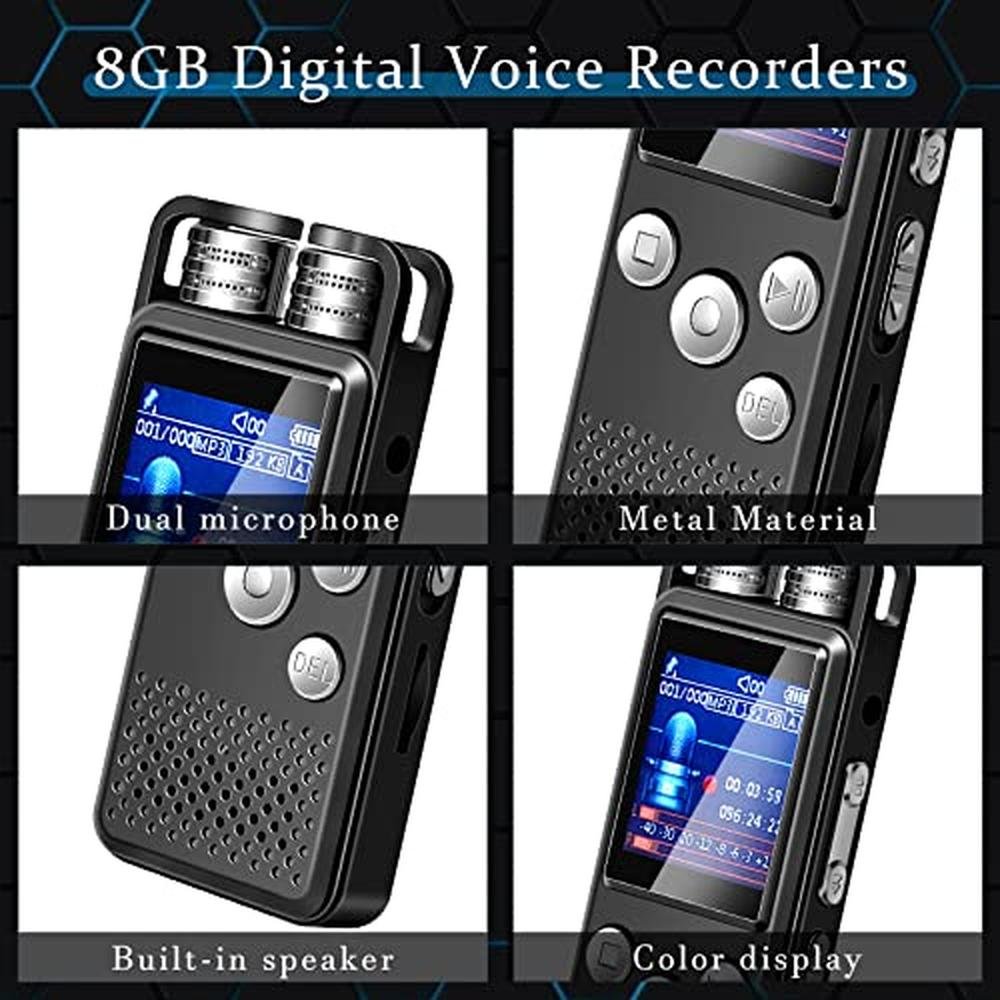 Recorder Voice: Dunzy 5 Pcs EVP Recorder Ghost Hunting Kit – Close-up Detail