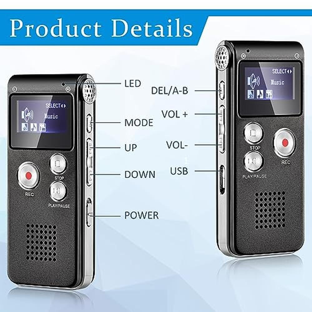 Voice Cat: Dunzy 5 Pcs Ghost Hunting Kit Digital Voice – Close-up Detail