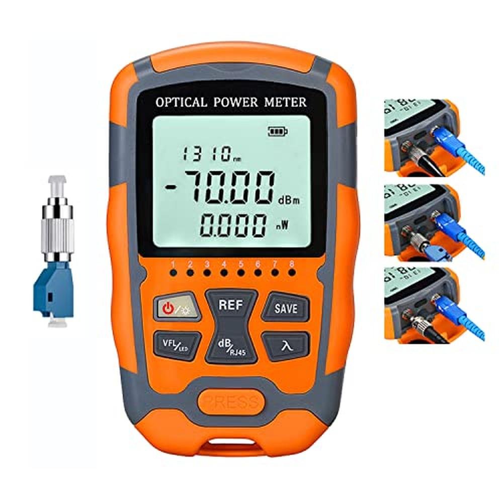 Fiber Tester: Duogalia 4-in-1 Portable Optical Power Meter – Front View