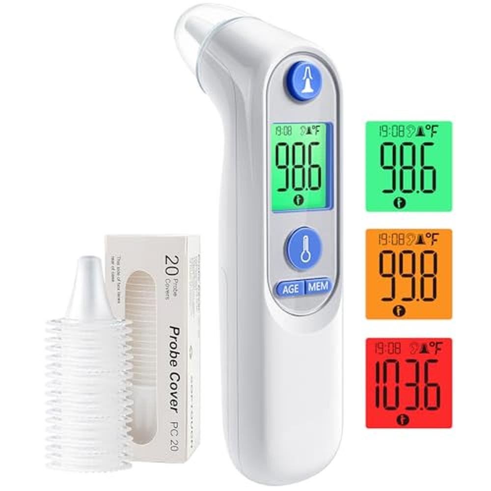 Thermometer Ear: Viproud Digital Ear Thermometer for Kids – Front View